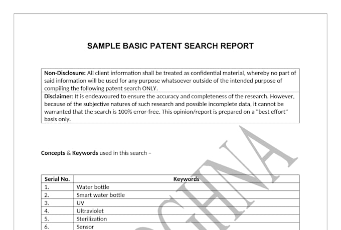 perform a comprehensive global patent and prior art search